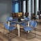 Regency Kahlo Square Table & Chair Sets, 48 W, 48 L, 29 H, Wood, Metal, Polypropylene Top, Grey TPL4848GYCM44BE - alternate 2